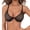 Black, variant on Women's Sheer Bras Unlined Underwire Lace Mesh Ultra Thin Clear Bralette Black