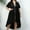 Black, variant on ZZwxWA Womens Lace Cardigan Summer Chiffon Kimono Cover Up Loose Long Casual Beach Wear Plus Size Up Sun Protection Cover Up