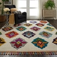 thumbnail image 6 of Nourison Moroccan Casbah Damask Ivory/Multicolor 7'10" x 10'6" Area Rug, (8x11), 6 of 8