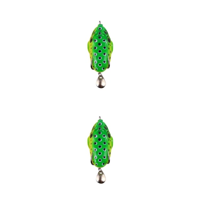 Señuelo de pescado Greeniant cebo Artificial de 8cm Verde claro 2Conjunto