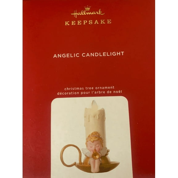 Hallmark 2020 Angelic Candlelight Light Motion Christmas Ornament New with Box