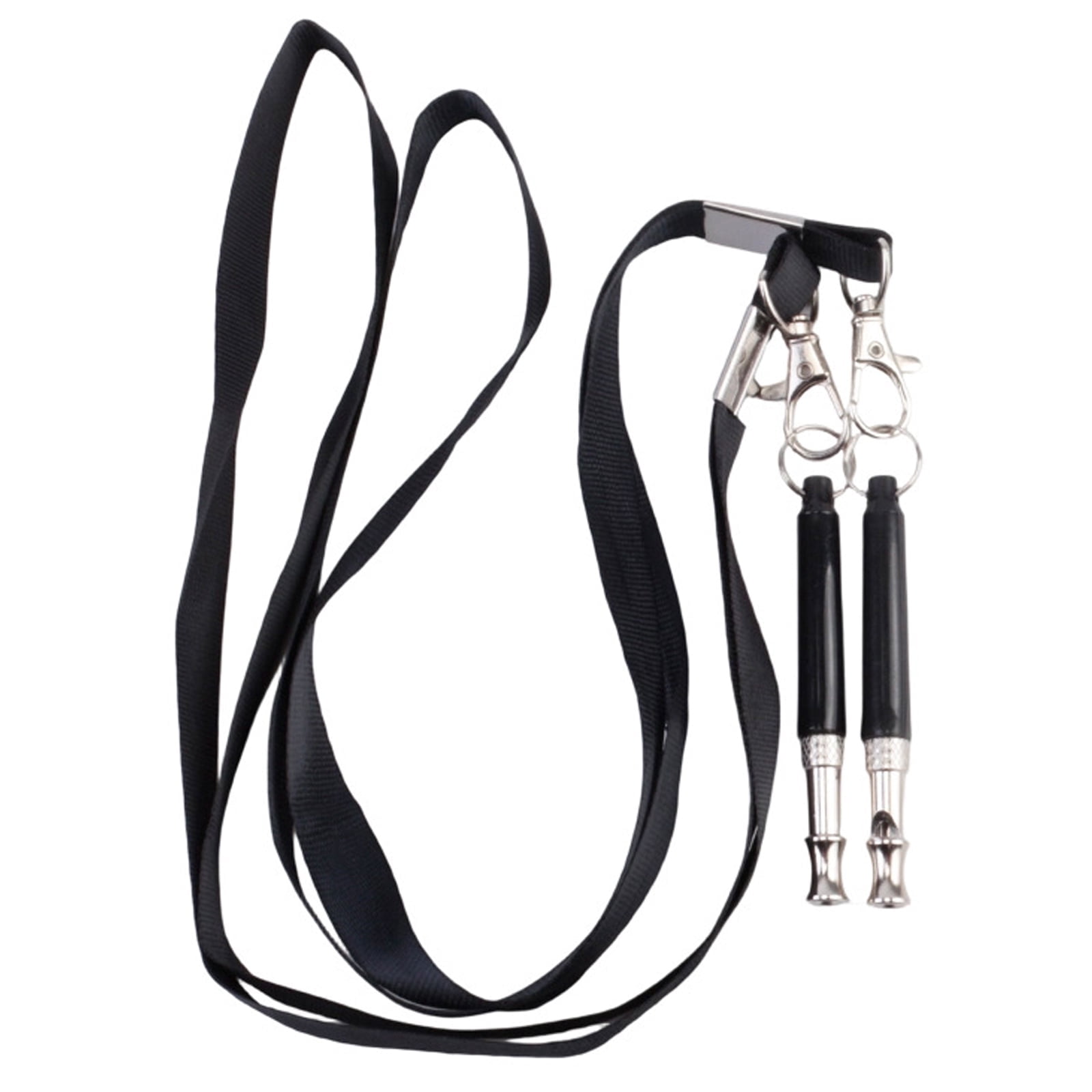 Adjustable Frequency Dog Whistle 2‑Pack, Dog Obedience Training Whistle with Nylon Lanyard