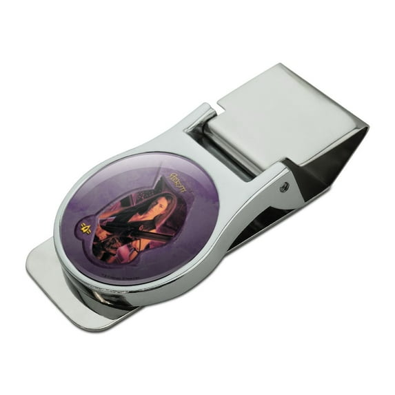Farscape Aeryn Sun Peacekeeper Satin Chrome Plated Metal Money Clip