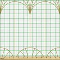 thumbnail image 2 of Ambesonne Art Deco Fabric by the Yard Upholstery, White Simple Vintage Motif, 3 Yards, White Sand Brown, 2 of 5