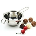 thumbnail image 4 of Chocolate Double Boiler Metal Stainless Steel Chocolate Warmer Melting Bowl, 4 of 14