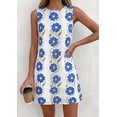 thumbnail image 3 of PRETTYGARDEN Sundresses for Women Summer Elegant Floral A Line Short Party Dress Beach Vacation Clothes, 3 of 9