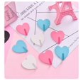 thumbnail image 3 of Paquete de 3 ganchos de pared decorativos en forma de corazón, gancho de pared adhesivo fuerte de acero inoxidable para el hogar, la cocina, el baño, la oficina (12 piezas), 3 of 5