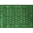 thumbnail image 1 of Ahgly Company Indoor Rectangle Persian Emerald Green Traditional Area Rugs, 2' x 3', 1 of 4