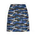 thumbnail image 6 of Women's Tennis Skirt Camouflage Pleated Skirts Golf Skorts for Woman High Waisted Lightweight Athletic with Shorts Pockets, 6 of 7