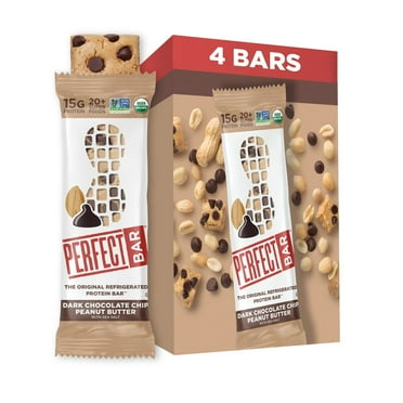 2X - Perfect Bar Dark Chocolate Chip Peanut Butter Protein Bar - 9.2oz/4ct