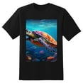 thumbnail image 2 of Plus Size Shirt for Women Oversized Black Tops for Women Short Sleeves Shirt for Women Sea Turtle 5 T Shirt Crewneck Shirt for Women M, 2 of 5