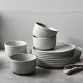 thumbnail image 2 of Staub Ceramic Dinnerware 12-pc Set - White Truffle, 2 of 9