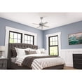 thumbnail image 3 of Hunter Fan Company Pelston 44" Small Room Ceiling Fan w/ LED Light, Silver, 3 of 8
