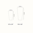 thumbnail image 3 of HC Companies Cascade 15" Square Watering Flower Pot, Black Onyx (2 Pack), 3 of 7