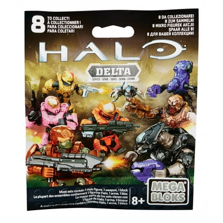- Mega Bloks Halo Micro Action Figure Series Delta Blind Pack - Halo 5 Spartan Protector