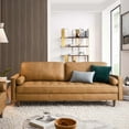 thumbnail image 4 of Valour 88" Leather Sofa-EEI-5871-BLK, 4 of 4