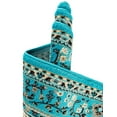 thumbnail image 6 of Unique Loom Reza Collection Area Rug - Washington (2' x 3' 1" Rectangle Turquoise/Black), 6 of 7