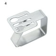 thumbnail image 2 of Yesbay Table Cover Clip Windproof Portable Stainless Steel Smooth Surface Tablecloth Holder for Wedding, 2 of 8