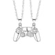 thumbnail image 1 of Collar con colgante de mando de juego magnético para pareja, cadena con colgante de mando de juego, regalo para el día de San Valentín, plata, 1 of 2