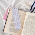 thumbnail image 4 of Kdxio Bouquet and Lavender Flowers Print Metal Tassel Bookmarks,Perfect Gift for Art Lovers and Bookworms Metal Bookmarks for Women, 4 of 8