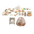 thumbnail image 3 of Juego de equipo de acampada para niños de 25 piezas, juguetes al aire libre, juego de comida, utensilios de cocina y actividades de aventura con, 3 of 7