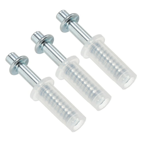 Uxcell Bifold Door Hardware, 0.6 Inch Bi-Fold Door Top Pivot Bifold Closet Door Hardware Repair Part Kit for Folding Closet Sliding Door, White 3Pcs