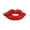 Red, variant on yuehao brooch fashion women rhinetone red lip mouth brooch pin clip jewelry red