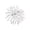 Silver, variant on Abstract Firework Hollow Metal Brooch Statement Decor Pin for Suit Coat Scarf Women Daily Party Jewelry