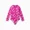 Hot Pink, variant on Barbie Girls Swimsuit Long Sleeve Rash Guard One Piece Half Zip Quick Dry Bathing Suit Sizes 6-7Y
