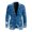 Christmas Lights, variant on Slim Fit Single Button Blazer Jacket with Neon Tropical Print, Polyester Lightweight Long Sleeve Coat for Business and Formal Prom