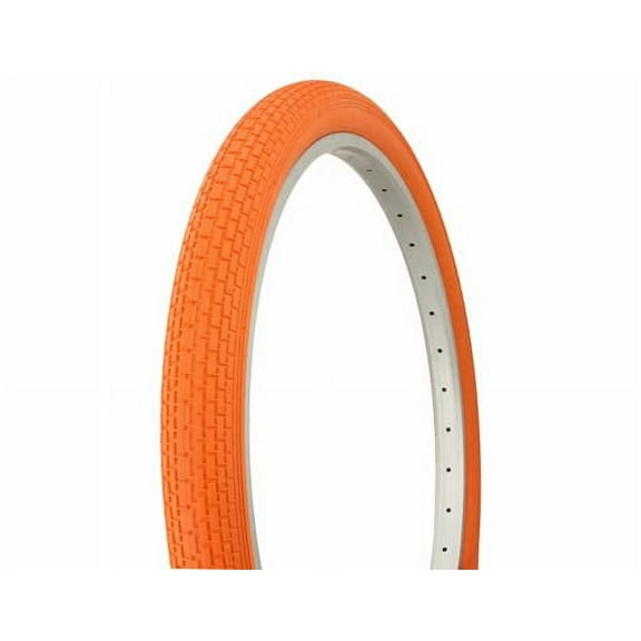 Tire Duro 26" x 2.125" Orange/Orange Side Wall HF-120A. Bicycle tire, bike tire, beach cruiser bike tire, cruiser bike tire