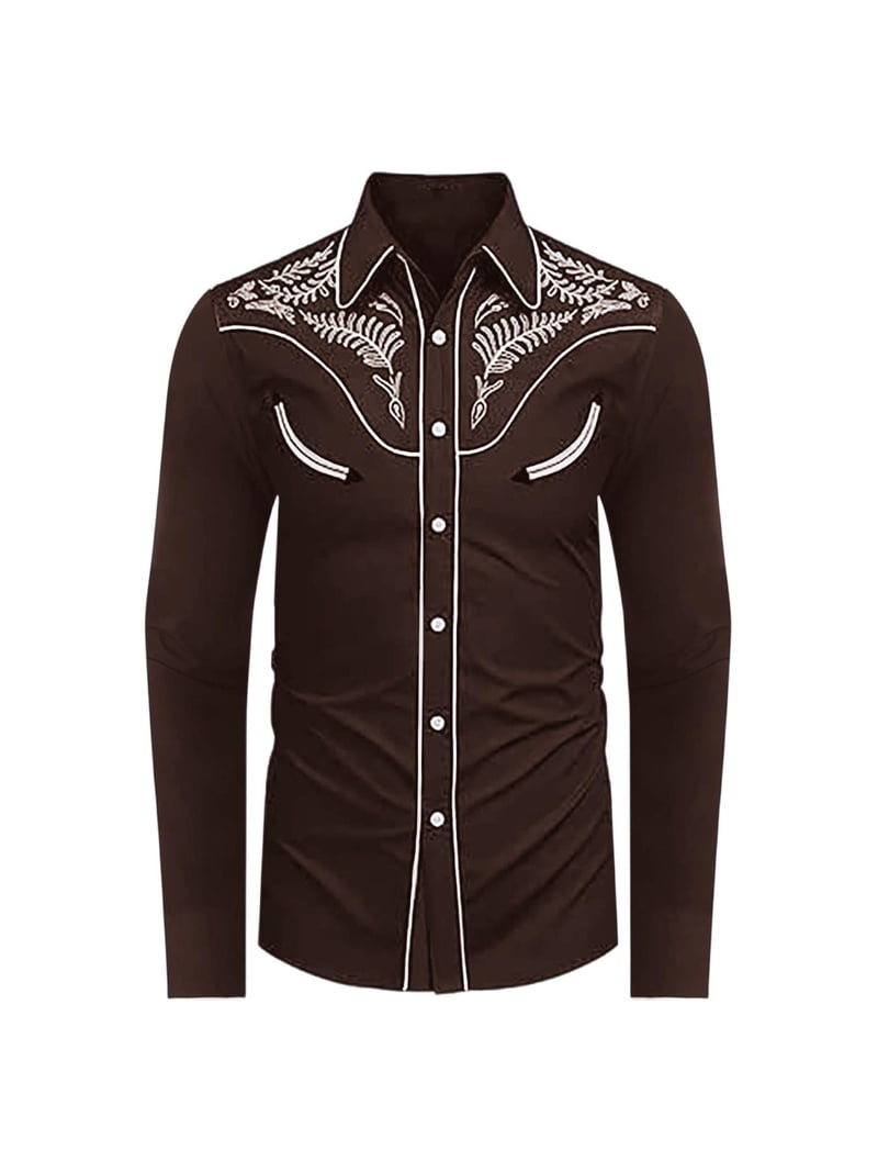 mexican cowboy dress shirts Wrangler Men's Mexico Logo Geo Print Long Sleeve Snap Western Shirt