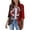 Wine, variant on JULMCOMO Lightweight Duster Top 3/4 Sleeve Cardigan Sweaters for Women Lightweight Open Front Shrug Cardigan Floral Print Dressy Casual Cute Coat Jacket