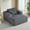 Grey, variant on Oversized Chaise Lounge Chair,48.5-inch Upholstered Corduroy Deep Seat Single Cloud Lounge Floor Sofa Couch for Living Room, Bedroom Apartment,No Assembly Required,Army Green
