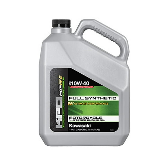 Kawasaki KPO Full Synthetic Motorcycle 4 Stroke Engine Oil Gallon 10W40 K61021-500-01G