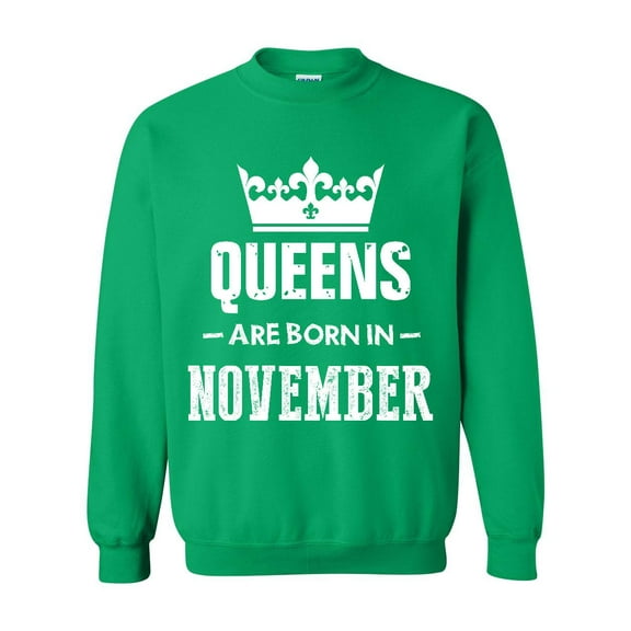 IWPF - Mens Sweatshirts and Hoodies - Birthday Gift Queens Are Born in November