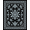 Black, Pattern 2, variant on ODIKA 4'x6' Machine Washable Non-Slip Area Rug, Snowflake Latch Hook Kit Pre Printed Canvas DIY Crochet Yarn High Traffic Rug, Black, 646100