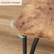 thumbnail image 4 of 5-piece dining mesa set para 4 kitchen, con chamfer design, cushion asientos, rustic brown, suitable para home kitchen o apartment small spaces, 4 of 7