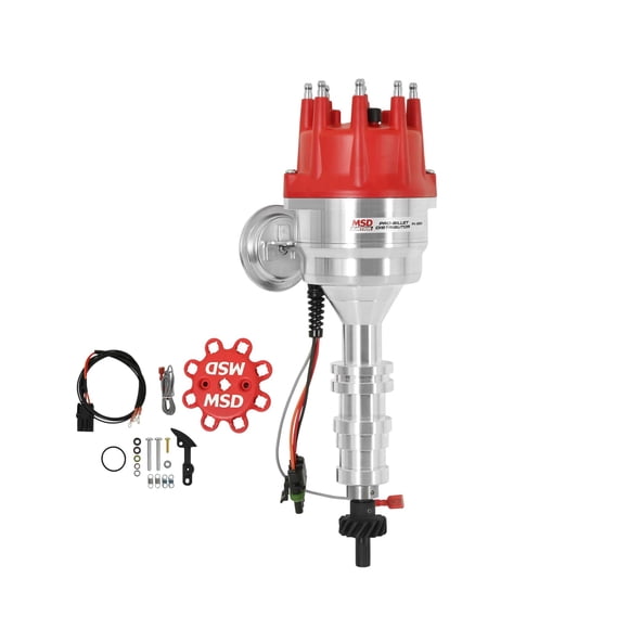 Distribuidor MSD 8595 Listo para Usar con Engranaje de Hierro