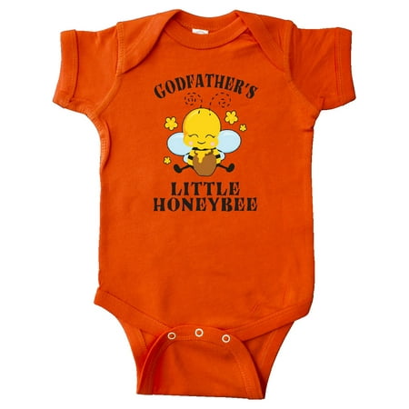 

Inktastic Cute Bee Godfather s Little Honeybee with Stars Gift Baby Boy or Baby Girl Bodysuit