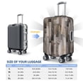 thumbnail image 6 of Disketp Wooden Texture Elastic Travel Luggage Cover Travel Suitcase Protective Cover For Trunk Case Apply To 18''-32'' Suitcase Cover (Luggage not included)-Medium, 6 of 9