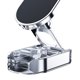 thumbnail image 4 of Soporte de teléfono de automóvil magnético Soporte GPS plegable rotativo para el tablero de plata, 4 of 6