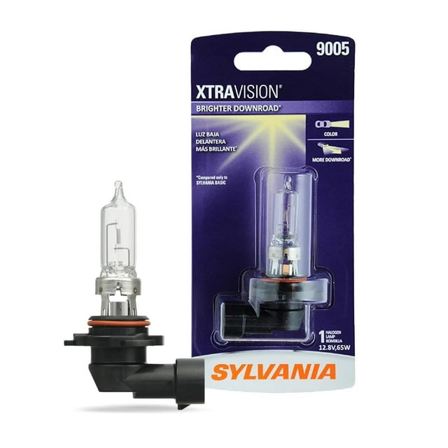 Bombilla halógena SYLVANIA 9005 XtraVision para vehículos, 12,8 V, 65 W