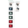 thumbnail image 4 of Soidarity Linterna para exteriores, suministros para senderismo, linterna multifuncional ABS, equipo de pesca, iluminación para acampar, linterna frontal Estufas de camping Negro Soidarity OD029551-02B, 4 of 6