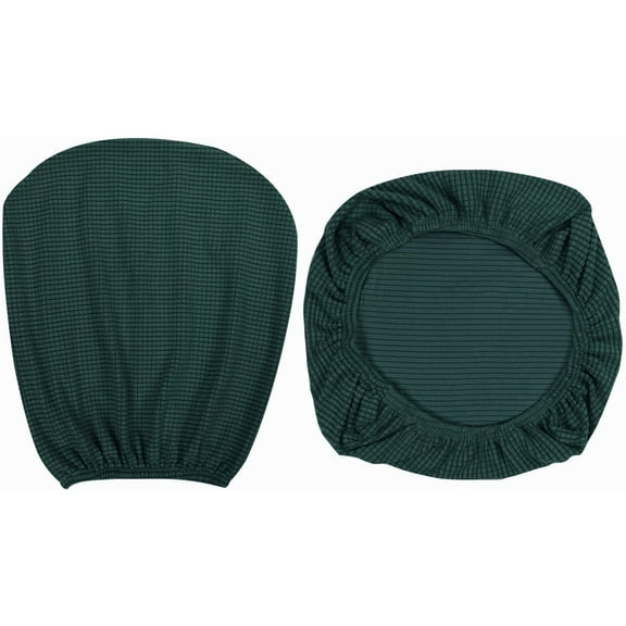 Soft Stretch Spandex Chair Seat Slipcover and Backrest Cover, Washable Chair Slipcovers fit for Office Computer Chairs, Home Bar Wedding Party Decor (Chair Seat Cover   Backrest Cover)