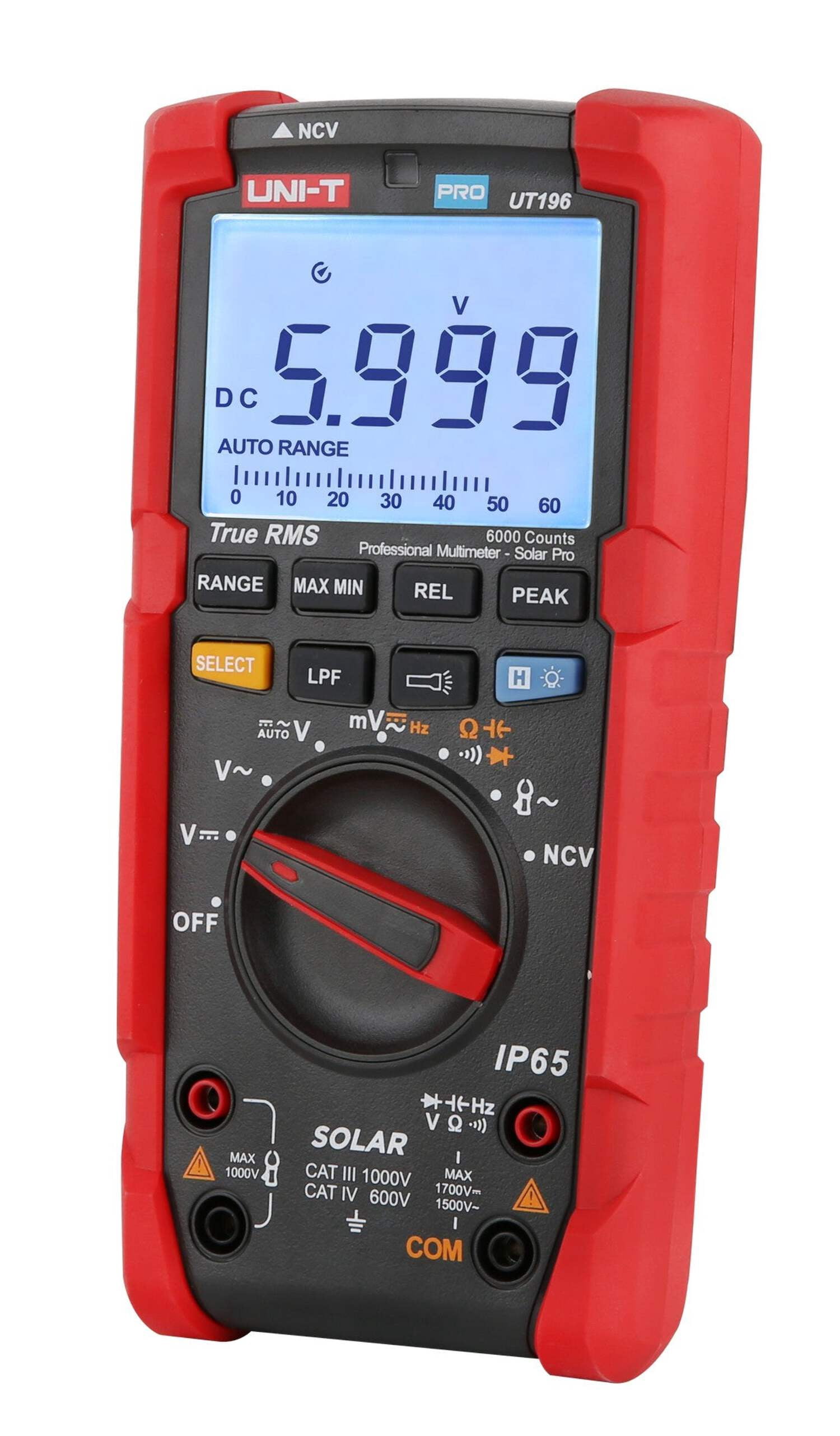 UNI-T UT196 TRMS Solar Pro Multimeter