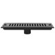 thumbnail image 1 of Desagüe de Ducha Lineal Rectangular yuxing 11,81 x 3,94 pulgadas Negro, 1 of 2