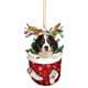 thumbnail image 1 of Colgante de perro navideño acrílico para espejo retrovisor de coche, decoración DIY, CALIENTE% W0X9, 1 of 7