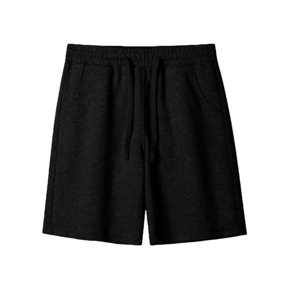 TIREOW Unisex Boys Girls Cotton Casual Shorts Versatile Elastic High Waist Solid Color Sweat Shorts Summer Breathable Loose Fit Shorts