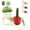 Red, variant on Yashow Elite Funny Lazy Guy Planter, Resin Lounging Face Flower Pot with Two Planting Spots, Cute Succulent Plant Pot for Desktop Home Decor, 9.06 x 4.53 x 3.94 inch